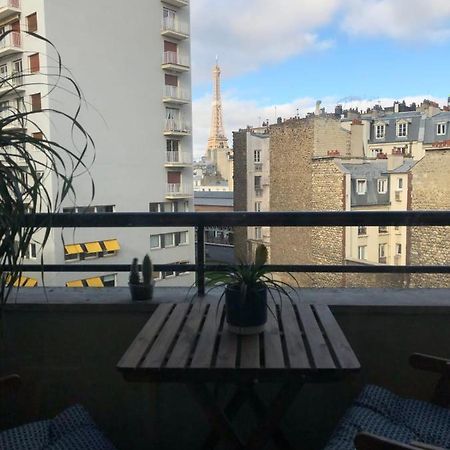 Superb Apartment With Balcony & Eiffel Tower View Párizs Kültér fotó